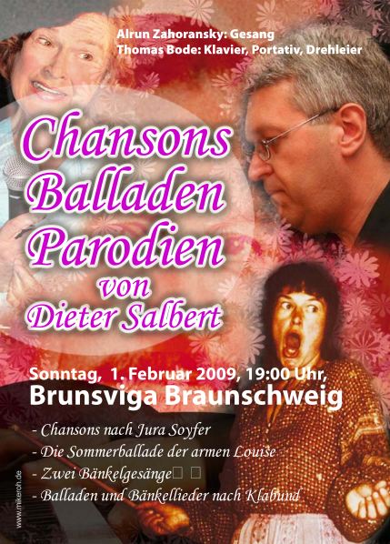 Dieter Salbert: Chansonso - Balladene - Parodien